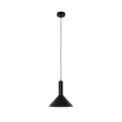Hanglamp Vitrum cone, zwart, metaal, Ø 26 cm, E27