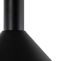 Hanglamp Vitrum cone, zwart, metaal, Ø 26 cm, E27