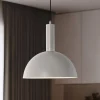 Hanglamp Vitrum cupola M, taupe, metaal, Ø 30 cm, E27
