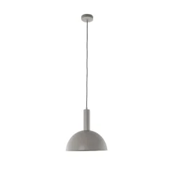 Hanglamp Vitrum cupola M, taupe, metaal, Ø 30 cm, E27