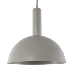 Hanglamp Vitrum cupola M, taupe, metaal, Ø 30 cm, E27