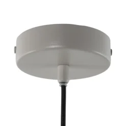 Hanglamp Vitrum cupola M, taupe, metaal, Ø 30 cm, E27