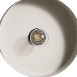 Hanglamp Vitrum round, taupe, cilindrisch, Ø 27 cm