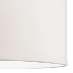 Hanglamp Viviane met textiel kap, wit