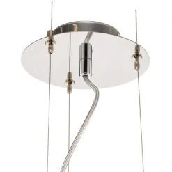 Hanglamp Viviane met textiel kap, wit