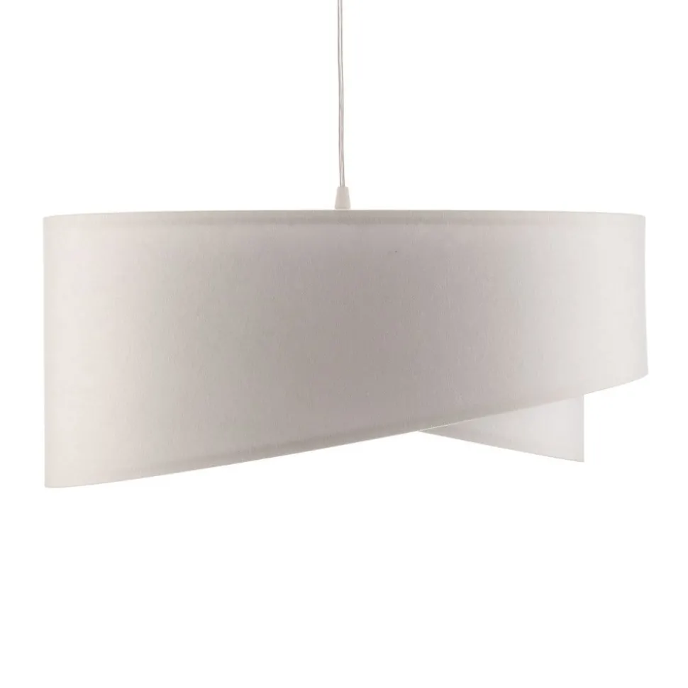 Hanglamp Vivien in wit velours