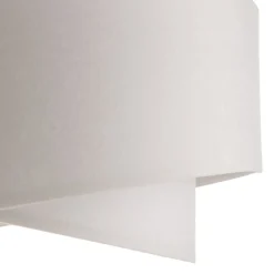 Hanglamp Vivien in wit velours