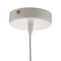Hanglamp Vivien in wit velours