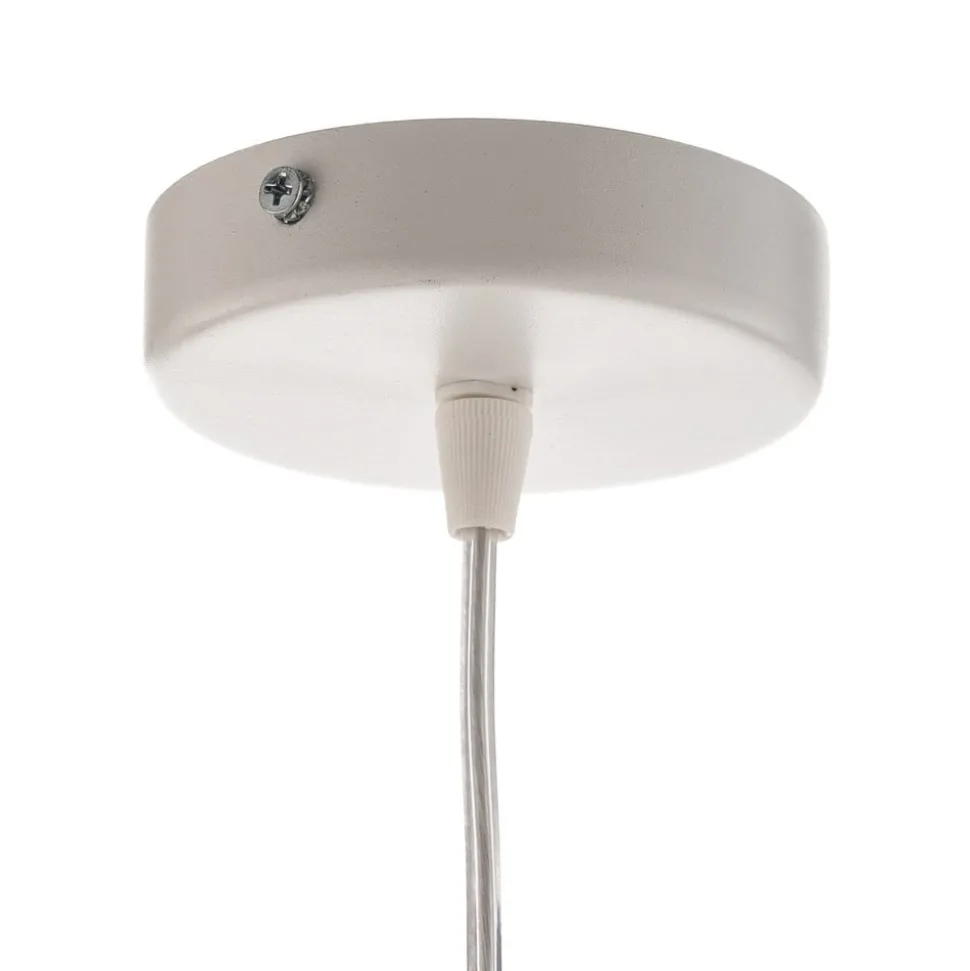 Hanglamp Vivien in wit velours