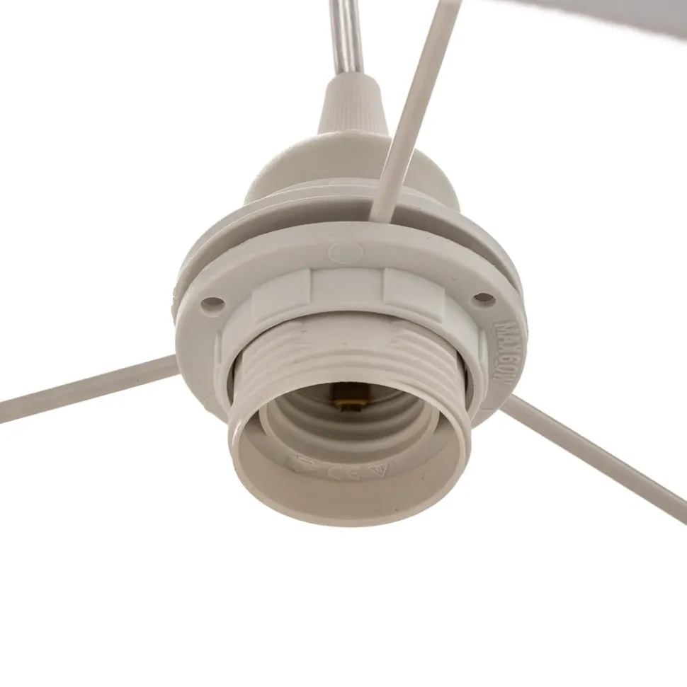 Hanglamp Vivien in wit velours