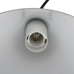 Hanglamp vorm, beige, metaal, Ø 24 cm, kegel, E27