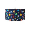Hanglamp Weltall met stoffen kap