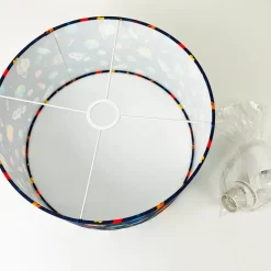 Hanglamp Weltall met stoffen kap