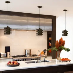 Hanglamp Westinghouse Charlize met metalen ringen