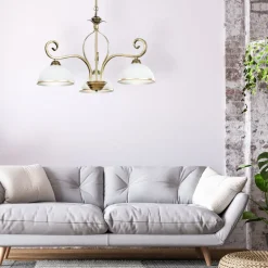 Hanglamp Wivara 3, 3-lamps, goud