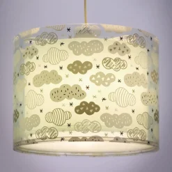 Hanglamp wolken voor kinderkamer, blauw
