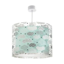 Hanglamp wolken voor kinderkamer, blauw