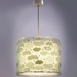 Hanglamp wolken voor kinderkamer, blauw