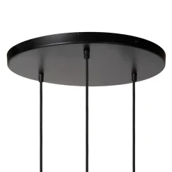 Hanglamp Yunkai van papier, 3-lamps