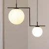 Hanglamp Zac, 2-lamps, zwart