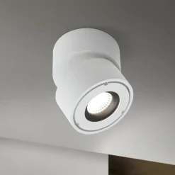 Harvey buitenspot LED, wit, Ø 10 cm, gegoten aluminium
