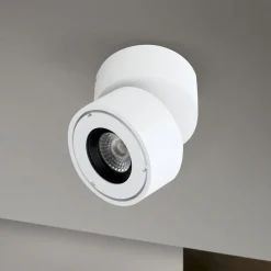 Harvey buitenspot LED, wit, Ø 10 cm, gegoten aluminium