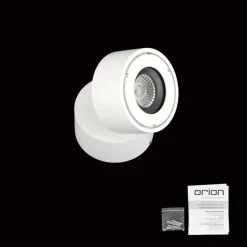 Harvey buitenspot LED, wit, Ø 10 cm, gegoten aluminium