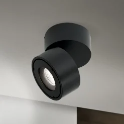 Harvey LED buitenspot, zwart, Ø 10 cm, aluminium spuitgietwerk
