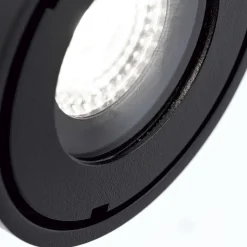 Harvey LED buitenspot, zwart, Ø 10 cm, aluminium spuitgietwerk