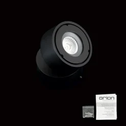 Harvey LED buitenspot, zwart, Ø 10 cm, aluminium spuitgietwerk