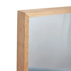 Hübsch Diepte spiegel, 60 x 40 cm, licht eiken