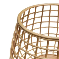 Hübsch Energy manden, set van 2, rotan, Ø 45 & 60 cm