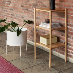 Hübsch Libre opbergdoos, hout, lichtgroen, 24x18 x11 cm