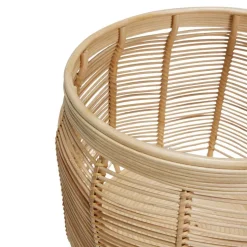 Hübsch Luna manden, set van 2, rotan, natuurlijke kleur, Ø 34 & 44cm