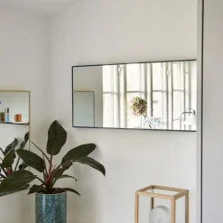 Hübsch Shine Large spiegel, petrolgroen, 35 x 80 cm