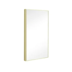 Hübsch Shine Medium spiegel, geel, 32 x 55 cm