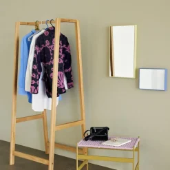 Hübsch Shine Medium spiegel, geel, 32 x 55 cm