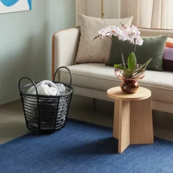 Hübsch Showvaas, roze/amberkleurig, glas, Ø 25 cm