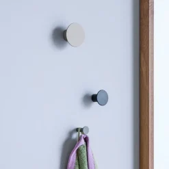 Hübsch Spot jashaken, set van 3, ijzer, zwart/grijs