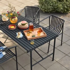 Hübsch Structures dienblad, eikenkleurig, 45 x 35 x 5 cm