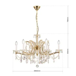 Heel klassieke kroonluchter TJURA