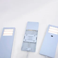 Helena LED meubelverlichting, 19 x 7 cm, set van 3, sensor, metaal