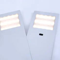 Helena LED meubelverlichting, 19 x 7 cm, set van 2, sensor, metaal