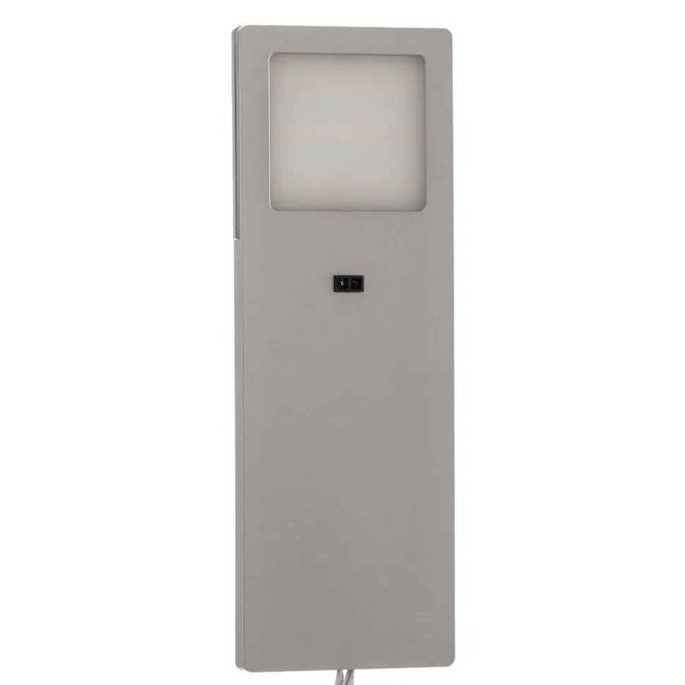 Helena LED meubelverlichting, 19 x 7 cm, set van 2, sensor, metaal