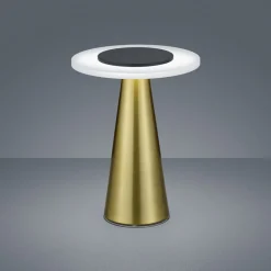 Helestra Bax tafellamp met touchdimmer, messing