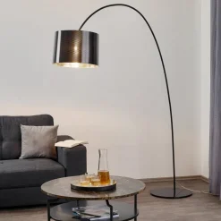 Helestra booglamp Roxx, zwart