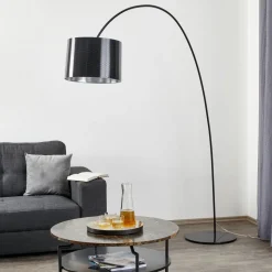 Helestra booglamp Roxx, zwart