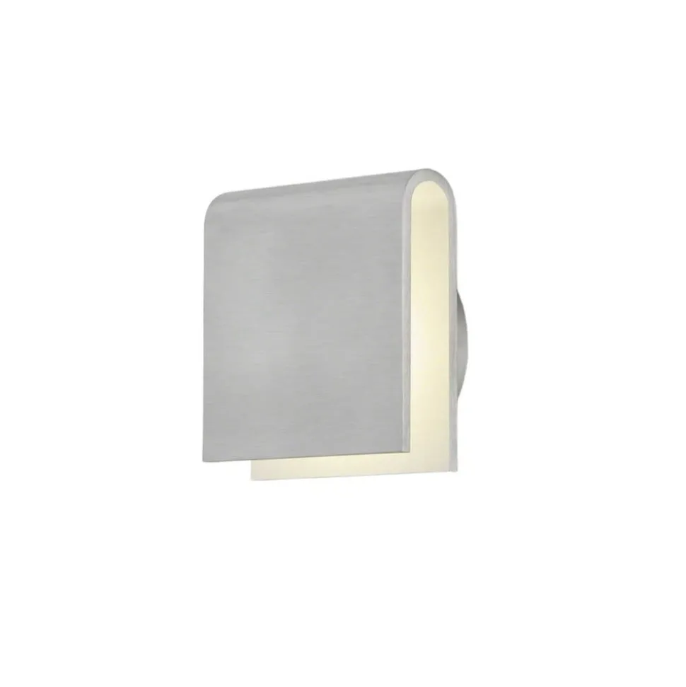 Helestra Cano LED wand inbouwlamp indirect, alu