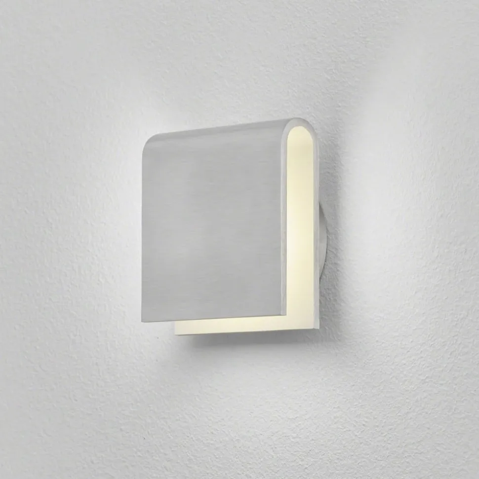 Helestra Cano LED wand inbouwlamp indirect, alu