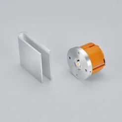 Helestra Cano LED wand inbouwlamp indirect, alu